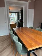 Robuuste eettafel – mango hout & zwart stalen poten, Huis en Inrichting, Tafels | Eettafels, Ophalen, 100 tot 150 cm, 200 cm of meer