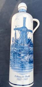 Porseleinen jeneverkruik van Blue Delft Holland, Ophalen of Verzenden, Gebruikt, Verpakking