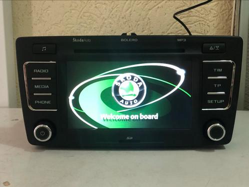 ORIGINEEL SKODA BOLERO RCD RADIO CD YETI OCTAVIA RAPID, Auto diversen, Autoradio's, Zo goed als nieuw, Ophalen of Verzenden