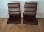 Eames Bureaustoelen - Set van 2, Ophalen, Gebruikt, Bruin, Bureaustoel