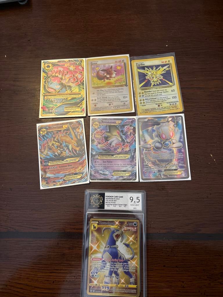 Pokémon Kaarten Collectie - EX, GX, FA, Ophalen of Verzenden, Gebruikt, Losse kaart, Foil