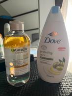 Garnier micellair water400ml/ dove douche 450ml, Ophalen of Verzenden, Nieuw, Bad & Douche