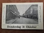 Hobbemastraat Den Haag kalenderkaartje uit 1912, Ophalen of Verzenden, Voor 1940, Gebruikt, Overige onderwerpen