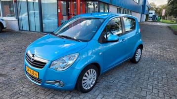 Opel Agila 1.0 12V  2010 Blauw nieuwe apk/airco/nieuwe accu/ beschikbaar voor biedingen