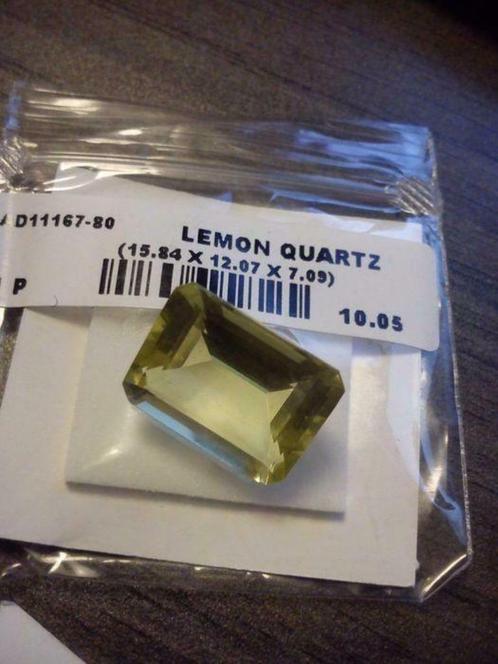 Lemon kwarts - 10,05 ct, Sieraden, Tassen en Uiterlijk, Edelstenen, Nieuw, Ophalen of Verzenden
