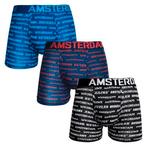 3 stuks Heren Amsterdam Boxershorts, Ophalen of Verzenden, Overige kleuren