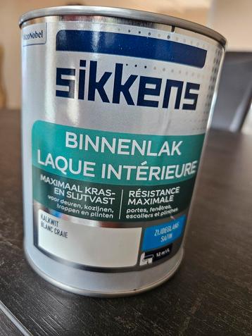 Sikkens binnenlak kalkwit zijdeglans (0.75L) beschikbaar voor biedingen