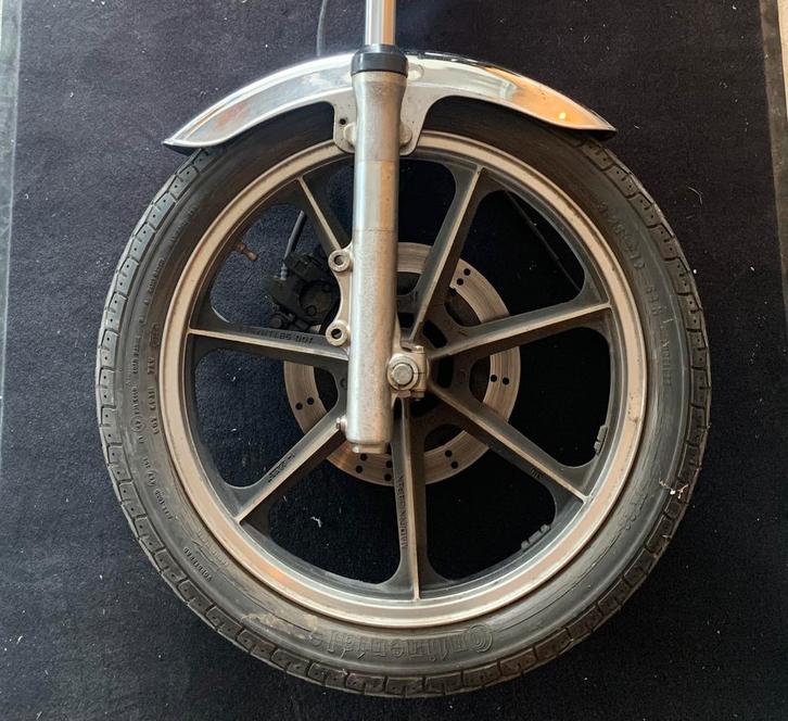 Kawasaki KZ750/KZ550 voorwiel, Motoren, Onderdelen | Kawasaki, Gebruikt, Ophalen of Verzenden