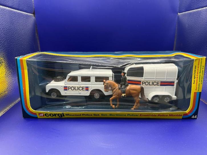 Corgi Mounted Police Set – Zeldzaam verzamelmodel!, Hobby en Vrije tijd, Modelauto's | 1:43, Zo goed als nieuw, Auto, Corgi, Ophalen of Verzenden