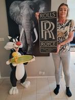 Mooi oud Uniek Rolls Royce plaat van giet aluminium 65cm., Reclamebord, Eu, Gebruikt, Eu