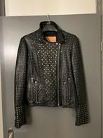 Goosecraft Dames Leren Jas met Studs - Maat XL, Ophalen of Verzenden, Gedragen, Maat 46/48 (XL) of groter, Zwart
