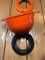 IKEA senior France flame fonduepan gietijzer, Ophalen of Verzenden, Zo goed als nieuw, Brander, Fondueset