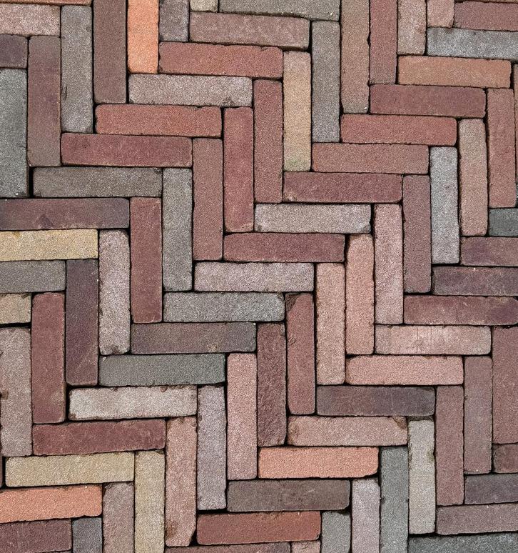 Gebakken klinker bont mix, Tuin en Terras, Tegels en Klinkers, Nieuw, Klinkers, Overige materialen, 10 m² of meer, Ophalen of Verzenden