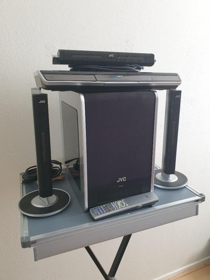 JVC SURROUNDSET, Audio, Tv en Foto, Home Cinema-sets, Zo goed als nieuw, Overige spelers, 3.1-systeem, Minder dan 40 watt, JVC