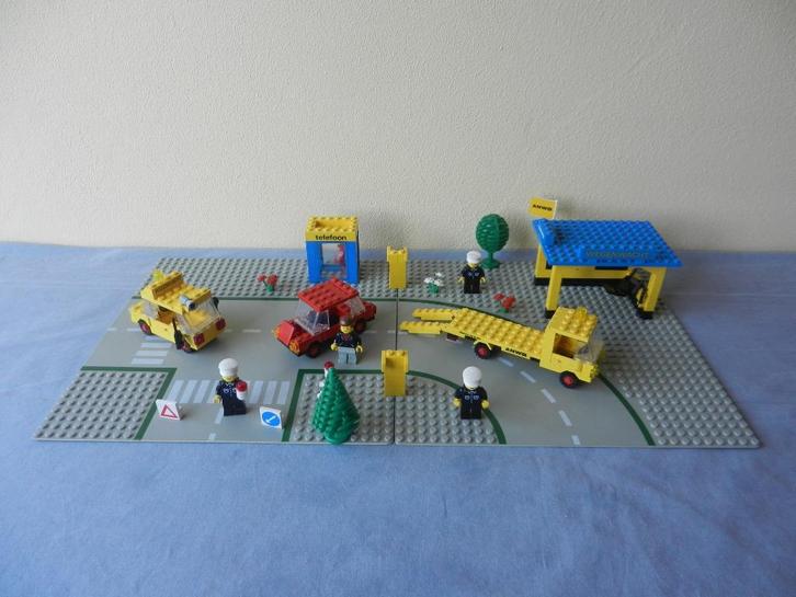 Lego 1590 ANWB promotie set (uit 1982), Kinderen en Baby's, Speelgoed | Duplo en Lego, Gebruikt, Ophalen of Verzenden