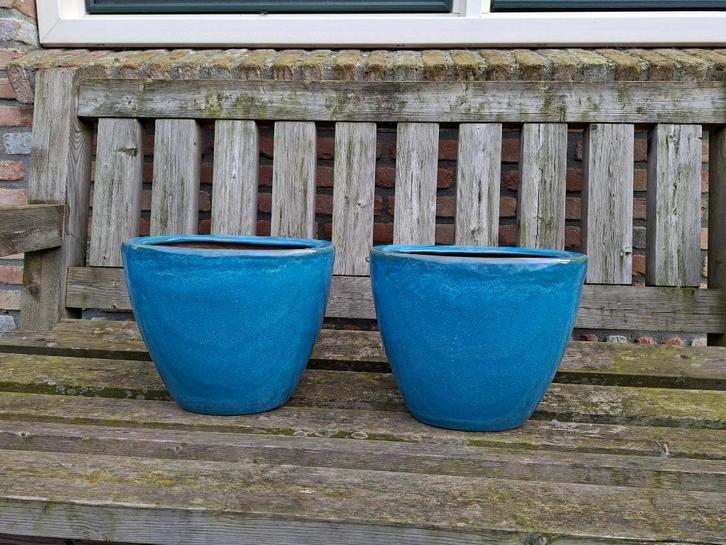 Keramische bloempot 2 halen 1 betalen, Huis en Inrichting, Woonaccessoires | Overige, Gebruikt, Ophalen