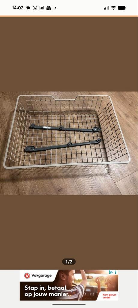 Ikea Pax/Komplement Draadmand 75 x 58, Huis en Inrichting, Kasten | Kledingkasten, Ophalen of Verzenden