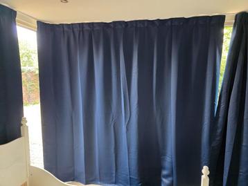 Blackout gordijn donkerblauw 3m x 2,5m beschikbaar voor biedingen