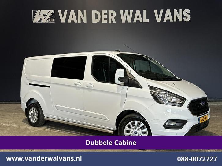 Ford Transit Custom 2.0 TDCI 130pk L2H1 Dubbele Cabine Euro6, Auto's, Bestelauto's, Bedrijf, Te koop, ABS, Airconditioning, Alarm