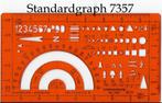 tekenenSanitair plan teken sjabloon standardgraph 7357, Hobby en Vrije tijd, Ophalen of Verzenden, Zo goed als nieuw