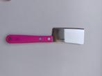 Kaasbijltje/ kaasmes Boska 2 stuks roze en bruin, Ophalen of Verzenden, Gebruikt, Hout, Los bestek