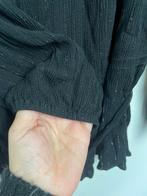 Antik Batik zwarte top met ceintuur zwart met gouddraad M, Kleding | Dames, Maat 38/40 (M), Zwart, Zo goed als nieuw, 8, rue du Foin, 75003 Paris, France