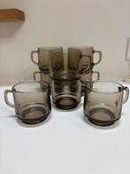 Moccona Douwe Egberts Rookglas Kopjes - Set van 8, Huis en Inrichting, Keuken | Servies, Gebruikt, Ophalen of Verzenden, Glas