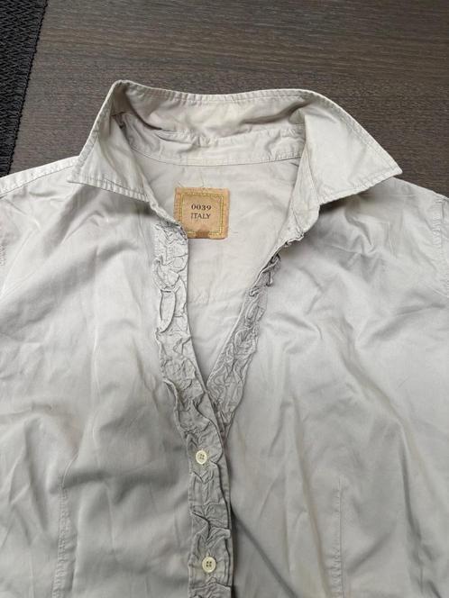 0039Italy by PAUW bloes katoen 40-42-44, Kleding | Dames, Blouses en Tunieken, Zo goed als nieuw, Maat 42/44 (L), Grijs, Verzenden
