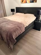 Gratis Swiss Sense boxspring 180x220 - Perfecte staat!, Ophalen, Gebruikt, Zwart, Tweepersoons