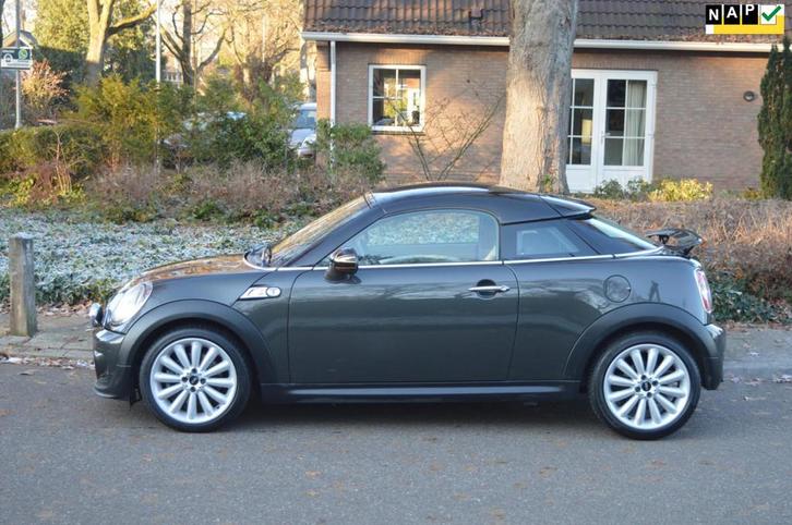 Mini Mini Coupé 1.6 Cooper S Pepper leer/ECC/F1 schakeling, Auto's, Mini, Bedrijf, Te koop, Cooper S, ABS, Airbags, Airconditioning