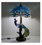 Prachtig grote Tiffany-stijl tafellamp 70x40, Ophalen, Tiffany-stijl, Nieuw, Glas
