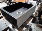 spoelbak van hardsteen,onderbouwbak, gootsteen,wasbak, Huis en Inrichting, Keuken | Keukenelementen, Ophalen, Nieuw, Grijs, 50 tot 100 cm
