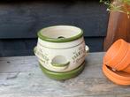 Kruidenpot, Rond, Ophalen of Verzenden, Aardewerk, Minder dan 40 cm