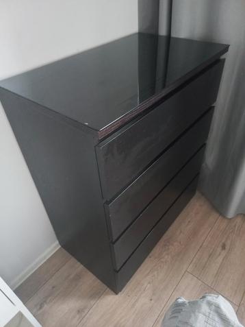 Malm ikea ladenkast zwart