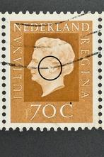 Plaatfout Koningin Juliana Regina 1971  "oorbel" NVPH 948 P, Ophalen of Verzenden, Na 1940, Gestempeld