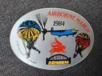Sticker Airborne March 1984, Ophalen of Verzenden, Luchtmacht, Amerika, Embleem of Badge