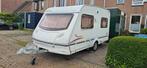 Swift Toscane 410/1 caravan met Mover voortent  en luifel, Caravans en Kamperen, Mover, Vast bed, Treinzit, 750 - 1000 kg