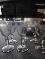 Luminarc antieke wijn glazen/frans water glas rosaline swirl, Ophalen, Zo goed als nieuw, Overige typen