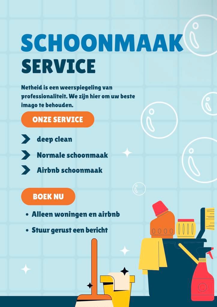 Schoonmaak Huizen & Airbnb (Rotterdam), Vacatures, Vacatures | Schoonmaak en Facilitaire diensten, Overige niveaus, Vanaf 10 jaar