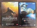 2x DVD: SHAWSHANK REDEMPTION en EARTH. Samen voor 2,-, Vanaf 12 jaar, Ophalen of Verzenden, Zo goed als nieuw