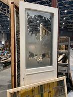 Deur geetst glas engelen, Ophalen, Binnendeur, 200 tot 215 cm, Glas