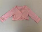 Licht roze bolero maat 68, Kinderen en Baby's, Babykleding | Maat 68, Ophalen of Verzenden, Zo goed als nieuw, Meisje, Truitje of Vestje