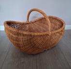 Rieten mand XXL voor bv haardblokken, Ophalen, Rechthoekig, Riet