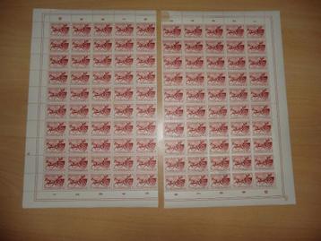 Nederland, vel postkoets 1943 beschikbaar voor biedingen