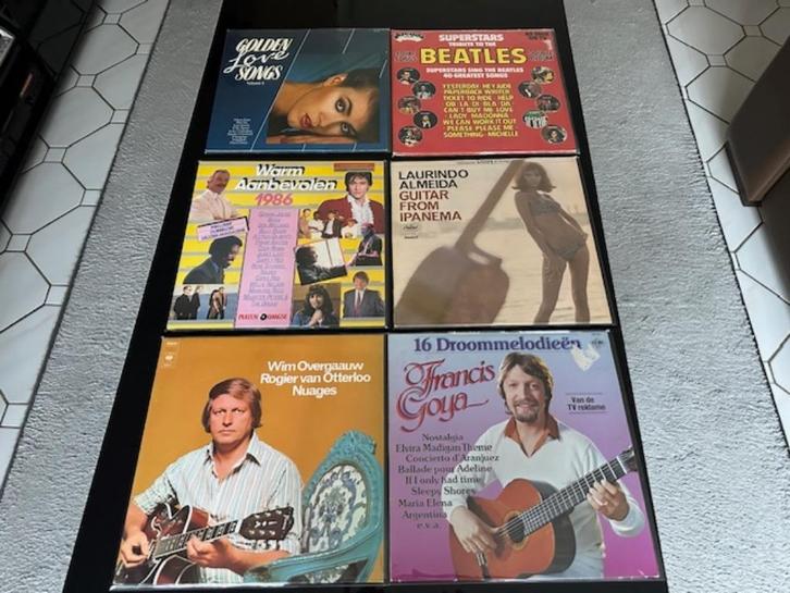 Te koop 6 vinyl platen( lp’s), Cd's en Dvd's, Vinyl | Pop, Gebruikt, 1960 tot 1980, 10 inch, Ophalen of Verzenden