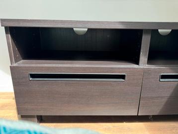 Tv meubel Besta zwartbruin - afbeelding 2
