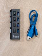 USB 3.0 Hub - 4 Poorten Aan/Uit Switch Hoge S Voeding. Nieuw, Ophalen of Verzenden, Nieuw, Generic, Laptop