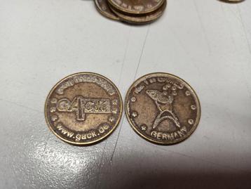 Gack speelautomaat munten 30 stuks  beschikbaar voor biedingen