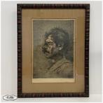 Oude Ets van Paul Craps (1877-1939) - Belgie - Pol Craps, Ophalen of Verzenden