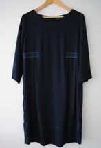 Donkerblauwe jurk van Paquito, Maat 38/40 (M), Knielengte, Gedragen, Verzenden